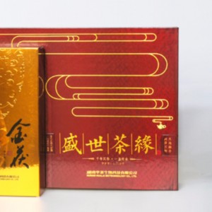 G conjuntos de 1000g de ouro fuzhuan 750g HCQL chá hunan hahua chá preto chá de cuidados de saúde